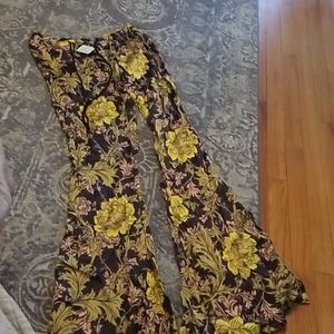 Satin Bell bottom Pants